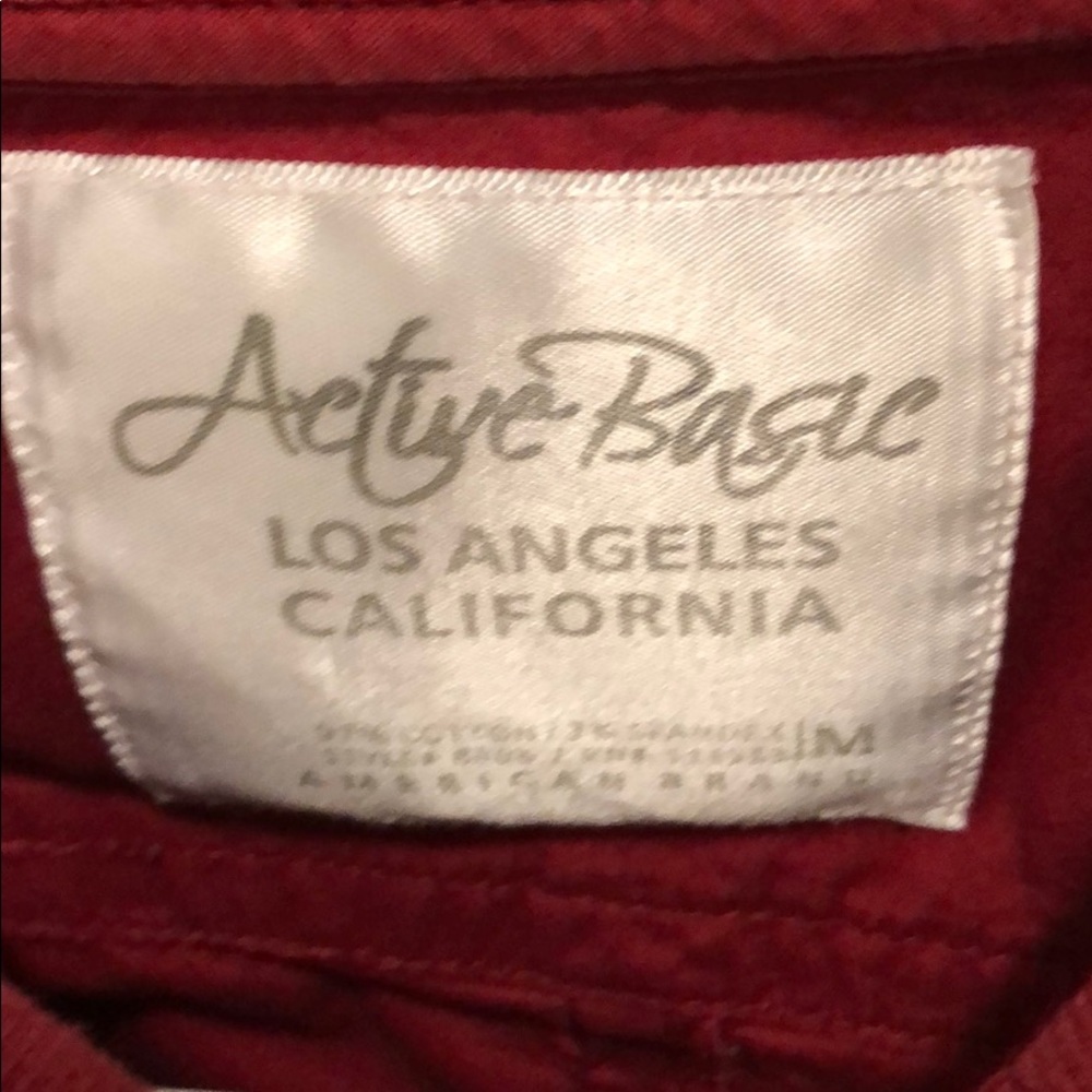 Active Basic Red Jacket - Picture 3 of 4